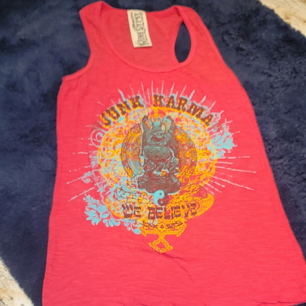Junk Gypsy Pink Tank Top - Picture 1 of 4
